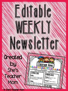 Preview of Weekly Newsletter Freebie