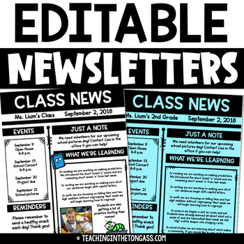 Preview of Editable Weekly Monthly Newsletter Template Google Slides