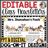 Weekly Newsletter Template Editable Classroom Newsletters 