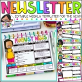 Weekly Newsletter Templates - Editable Printable and Digit