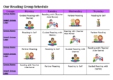 Weekly Organisation for 4 Reading Groups