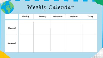Preview of Weekly Pacing Calendar Template (4 weeks included!)