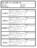 Weekly Parent/Teacher Communication