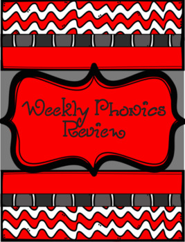 Preview of Weekly Phonics Review Middle Grades Whole Class / RTI Remediation Groups Sale!