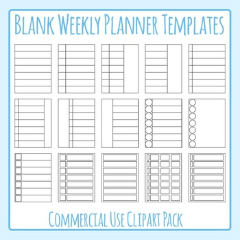 Blank Notebooks / Journals / Books with Tabs Templates Clip Art