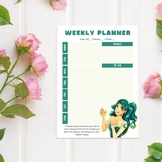 Weekly Planner | Hand-drawn | Unlimited Printing | A4, A5,