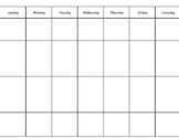 Weekly Planner / Homework Tracker / Calendar for 3 Classes