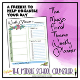 Weekly Planner - Magic Florals Theme Freebie