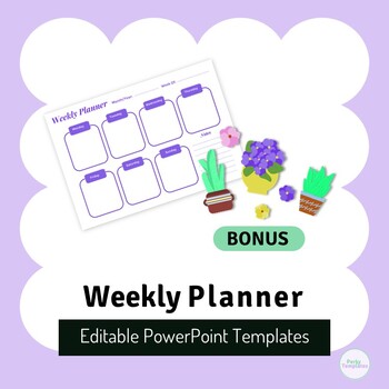 Weekly Homework Planner-School Theme