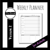 Weekly Planner (Version 2)