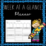 Weekly Planner for School Psychologists