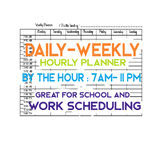 Weekly Planner for teachers and counselors/ Great For Scho