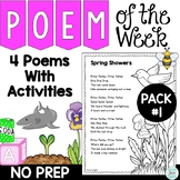 Poem of the Week with Original Poetry and Activities