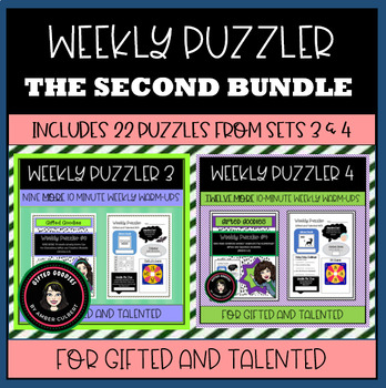 Preview of Weekly Puzzler THE SECOND BUNDLE: 22 *MORE* Puzzles from Sets 3 & 4