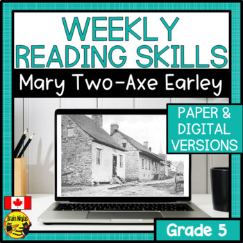 Preview of Social Studies Reading Comprehension Skills | Mary Two-Axe Earley