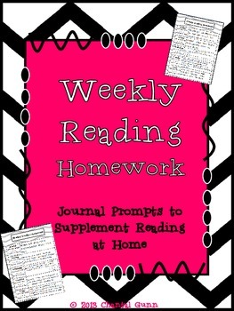 Preview of Weekly Reading Homework
