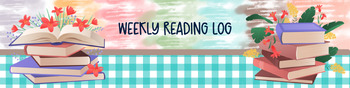 Preview of Weekly Reading Log - Spring Theme