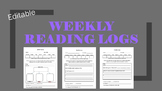 Weekly Reading Logs