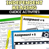 Weekly Reading Logs  Independent Reading Activities