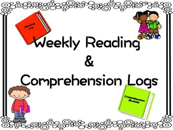 Preview of Weekly Reading Logs and Comprehension