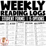 Weekly Reading Logs for Students