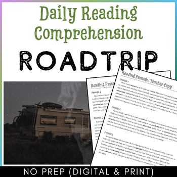 Preview of Weekly Reading Passage Reading Comprehension Writing ELL Reading Context Clues