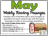 Weekly Reading Passages - YEARLONG Bundle - 96 total packs