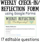 Weekly Reflection/Check-in Form (Google Forms)