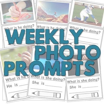 Preview of Weekly Reflection Questions - Photo Prompt: 30 Actions 