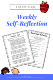Weekly Reflection (weekly student self reflection)