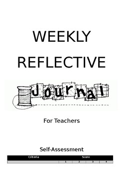 reflective journal for teachers