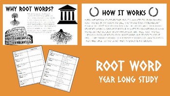 Preview of Weekly Root Word Study