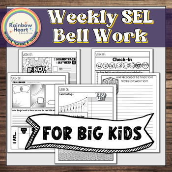 Preview of Weekly SEL Bellwork | Middle & High School