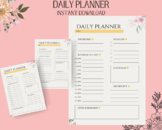 Weekly Schedule Printable,Hourly Planner,Weekly Organizer,