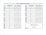 Weekly Seating Charts