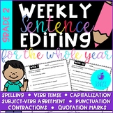Weekly Sentence Editing Worksheets FREE SAMPLE