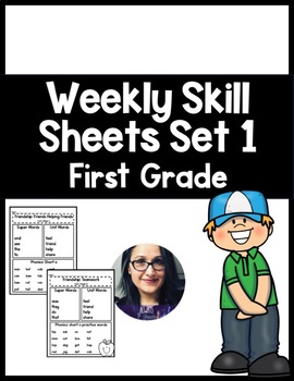 Preview of Weekly Skills, 1st Grade, Set 1