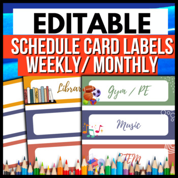 Preview of Weekly Specials Card Labels → EDITABLE / PRINTABLE Classroom Tags