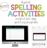 Digital Weekly Spelling Activities