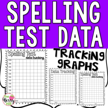 Preview of Spelling Test Data - Student Friendly Graphing