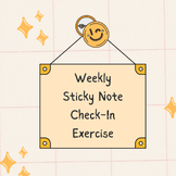 Weekly Sticky Note Check-In Warm Up