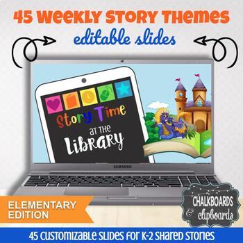 Preview of Weekly Story Themes for the Elementary Library