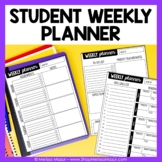 Weekly Student Planner