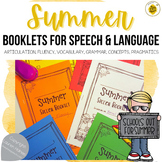 Weekly Summer Booklets for Speech & Language | Email & Go