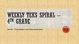 Weekly TEKS Spiral - Set #4