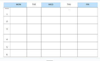 Preview of Weekly Teacher Planner