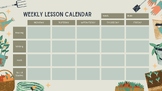 Weekly Teaching Planning Sheet (core subjects included)