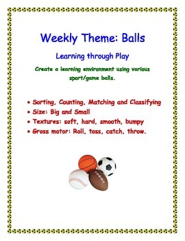 Preview of Weekly Theme: Balls