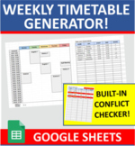 Weekly Timetable - Automatic Timetable Generator - Google 