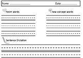 Weekly UFLI Assessment Sheet